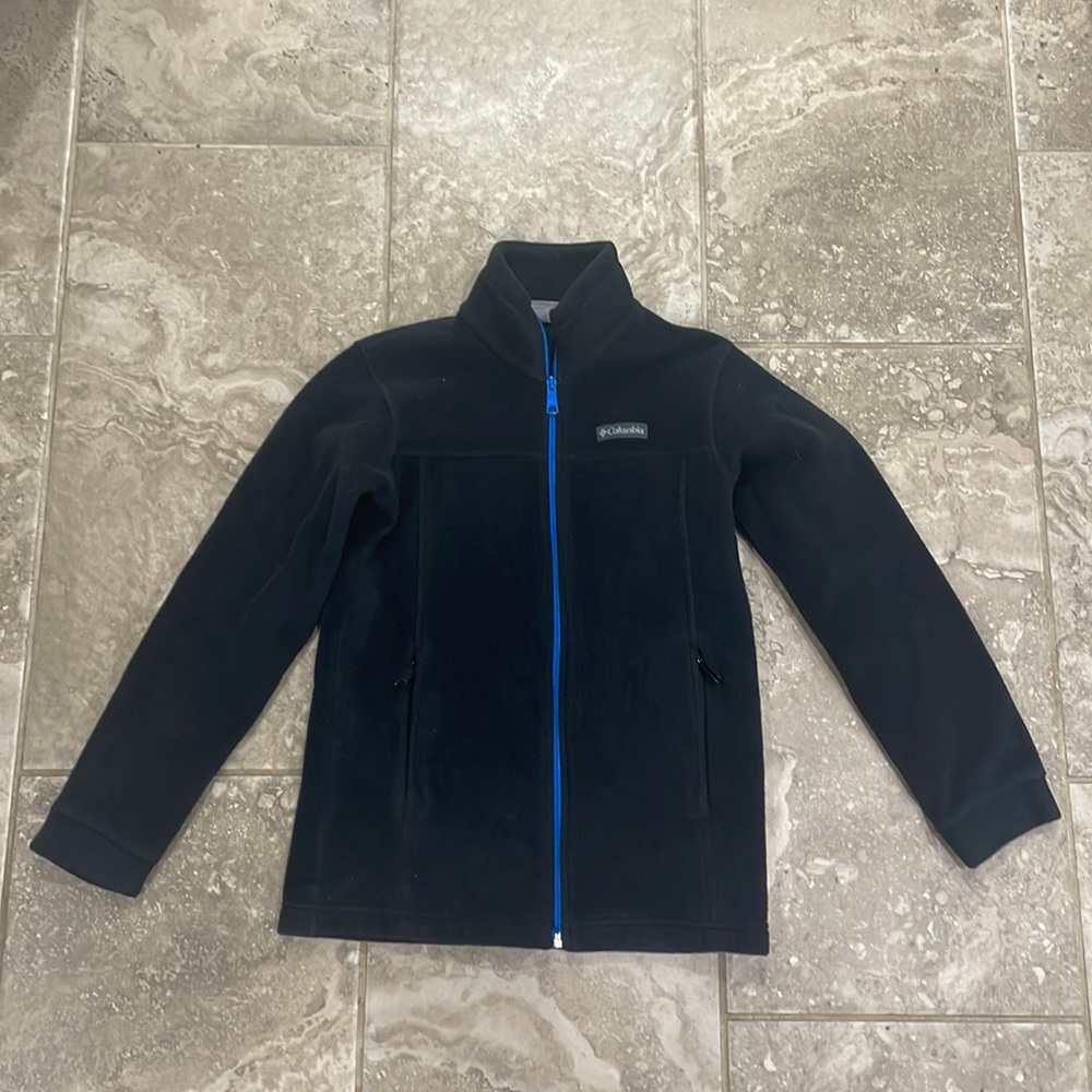 Columbia Black Full Zip‎ Fleece Jacket | Youth Sz M
